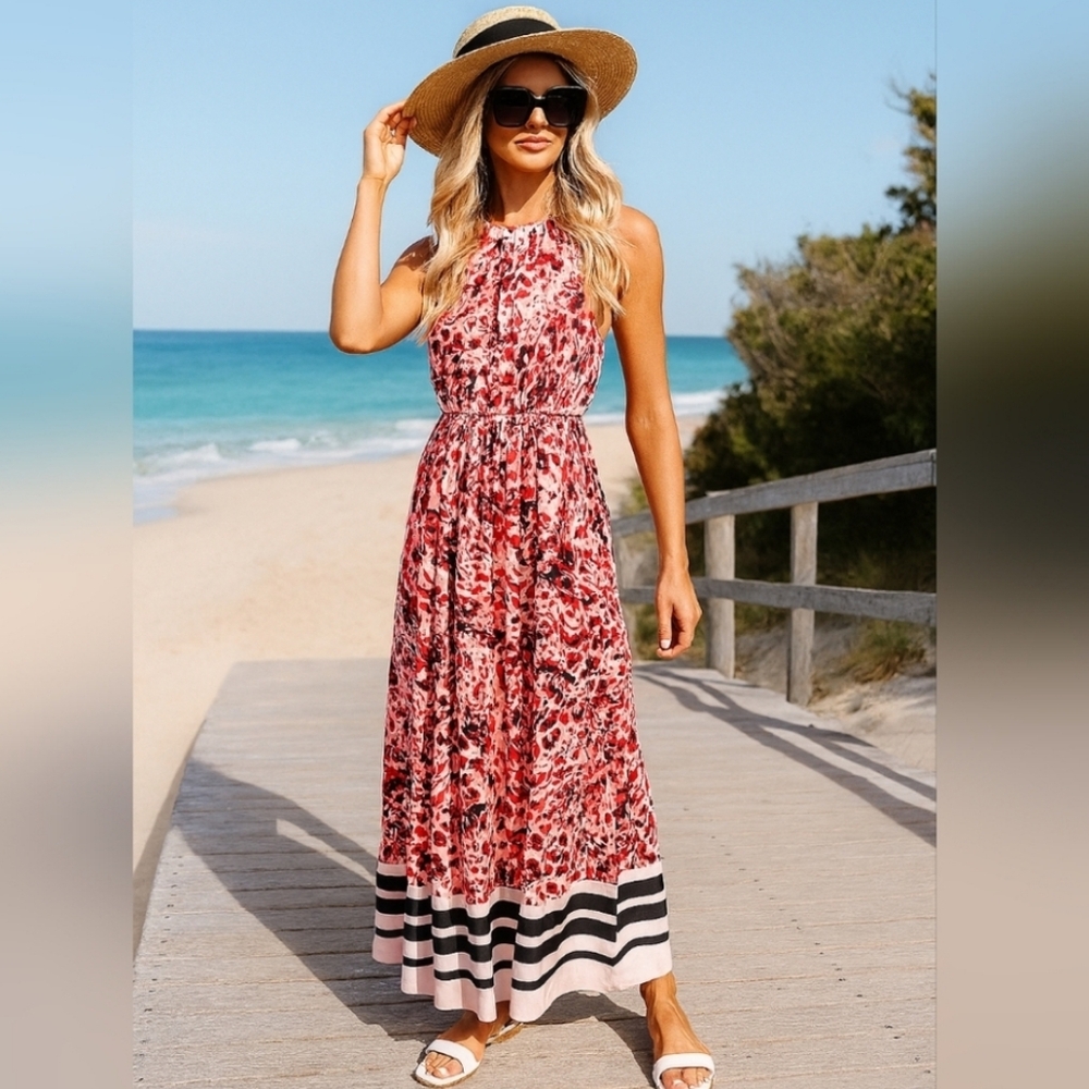 Patterned Maxi Dress